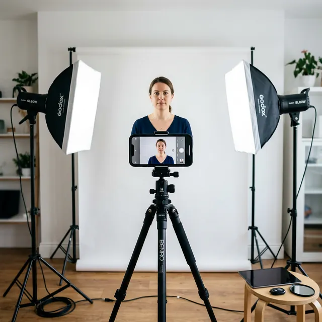 Passport Photo Setup at Home